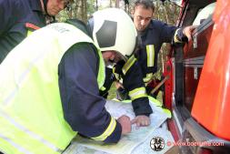 Einsatzfoto Waldbrandübung