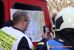 Einsatzfoto Waldbrandübung