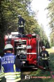 Einsatzfoto Waldbrandübung