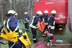 Einsatzfoto Waldbrandübung